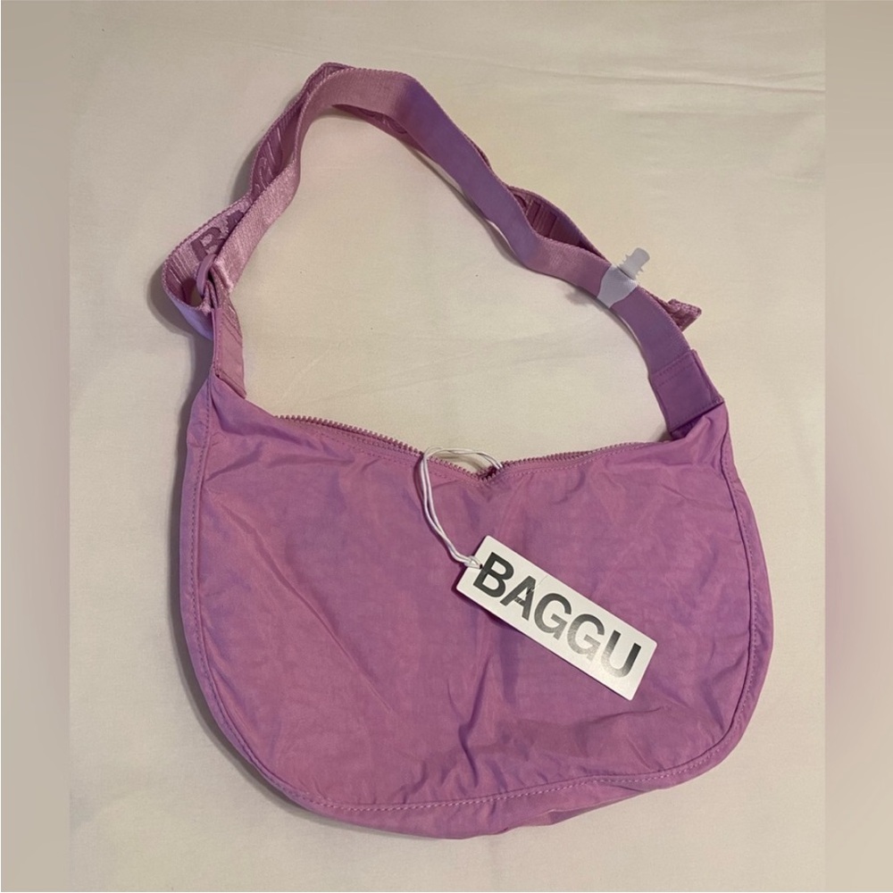 BAGGU Lavender Shoulder Bag